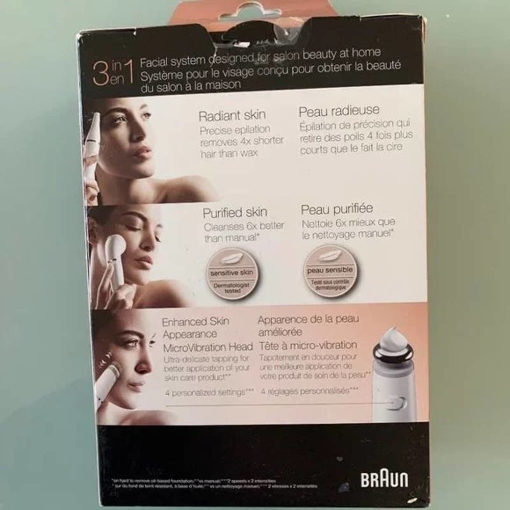 Braun Face Epilator Facespa Pro 911, Facial Hair Removal for Women- OPEN BOX! - Picture 3 of 10